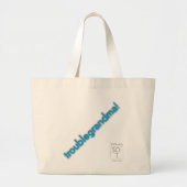 マスおばあちゃん！大きなトートバッグ ラージトートバッグ (正面)