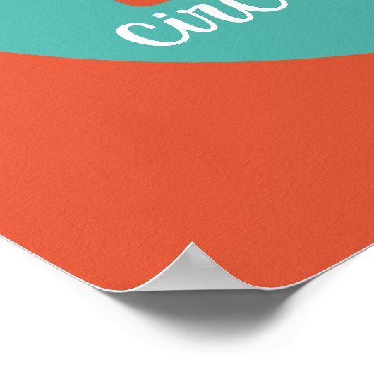 マスおもしろいギークパイパンレトロキッチンタイポグラフィ ポスター (角)