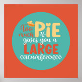 マスおもしろいギークパイパンレトロキッチンタイポグラフィ ポスター (正面)