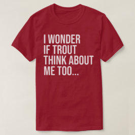 マスおもしろい魚釣りシ男性へャツ、女性、子供 Tシャツ