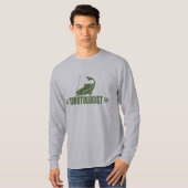マスおもしろい魚釣り Tシャツ (正面フル)