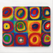 マスと円、抽象芸術、ワッシリー・カンディンスキー マウスパッド (正面)
