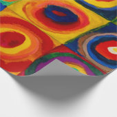 マスと円、抽象芸術、ワッシリー・カンディンスキー ラッピングペーパー (角)