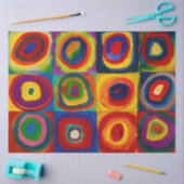 マスと円、抽象芸術、ワッシリー・カンディンスキー 薄葉紙 (クラフト)