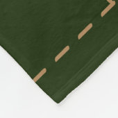 マスのはえの漁師のFisherwoman フリースブランケット (角)