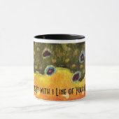 マスのはえの魚釣り マグカップ (中央)