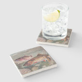 マスのコースター ストーンコースター (横)