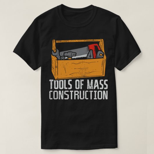 マスのツール建築1 Tシャツ (デザイン正面)