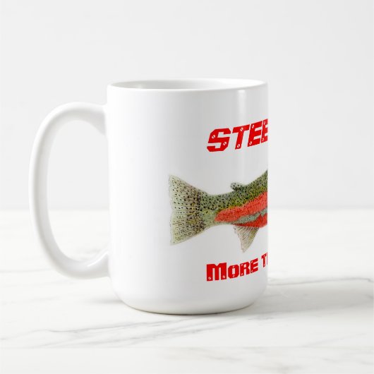 マスのマグよりニジマスより多くの コーヒーマグカップ (左)