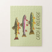 マスの捕獲と放流 ジグソーパズル (縦)