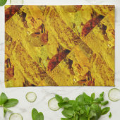 マスの流れ キッチンタオル (折り畳み)