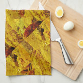 マスの流れ キッチンタオル (四つ折り)