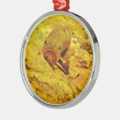 マスの流れ メタルオーナメント (左)