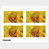 マスの流れ 長方形シール (シート)