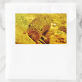 マスの流れ 長方形シール (バッグ)