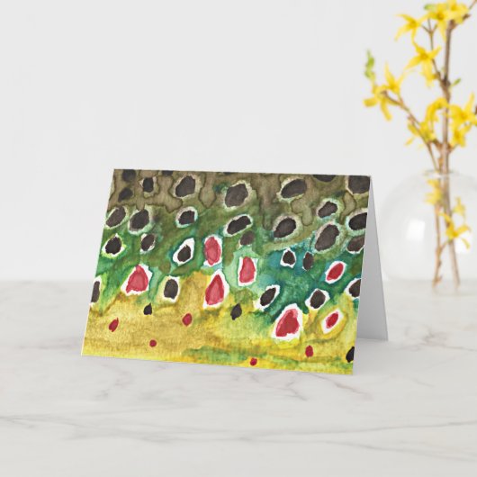 マスの海老 カード (黄色い花)