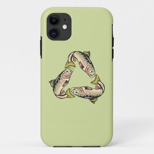 マスの漁獲及び解放 Case-Mate iPhoneケース (裏面)