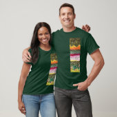 マスの皮：ブルックレインボーブラウン-フライフィッシング Tシャツ (ユニセックス)