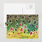 マスの茶色い魚 ポストカード (正面/裏面)