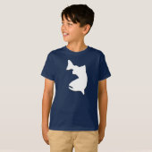 マスの魚釣りのベクターイメージ Tシャツ (正面フル)