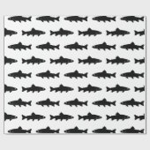 マスの魚-ギフトの包装紙 ラッピングペーパー (フラット)