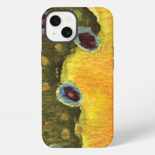 マスへのフライフィッシング iPhoneケース (裏面)