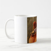 マスを手に コーヒーマグカップ (左)