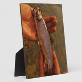 マスを手に フォトプラーク (側面)