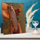 マスを手に フォトプラーク (側面)