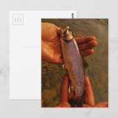 マスを手に ポストカード (正面/裏面)