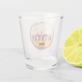 マスカットオマーンシティスカイラインエンブレム ショットグラス (裏面)