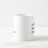 マスカラと不動産エージェントママの面白いデザイン コーヒーマグカップ (中央)