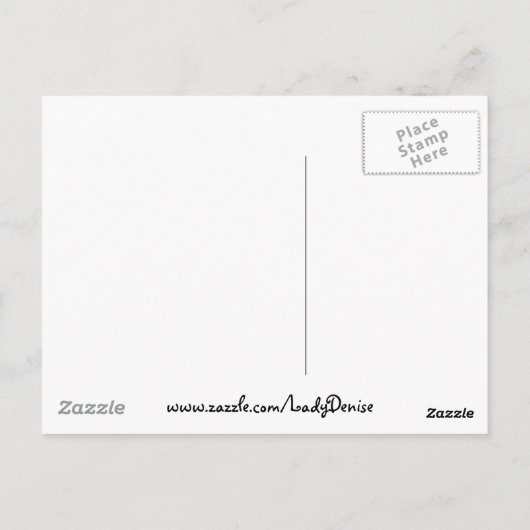 マスカラの女王 - "まつげをアピール！" ポストカード (裏面)