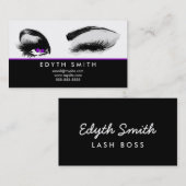 マスカラまたはまつげの名刺 名刺 (正面/裏面)