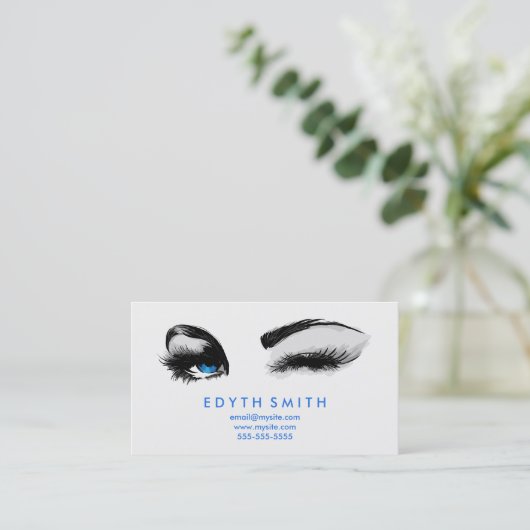 マスカラまたはまつげの名刺 名刺 (スタンド正面)