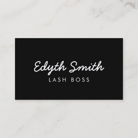 マスカラまたはまつげの名刺-色 名刺 (裏面)
