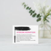 マスカラアイアッシュズブロウバーアフターケア 名刺 (スタンド正面)