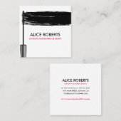 マスカラストロークまつげエクステンションブローバー スクエア名刺 (正面/裏面)