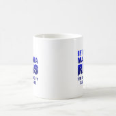 マスカラランズエクササイズ面白いマグ コーヒーマグカップ (中央)