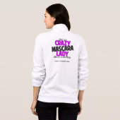 マスカラ熱狂するの女性は悪いと言う Tシャツ (裏面フル)