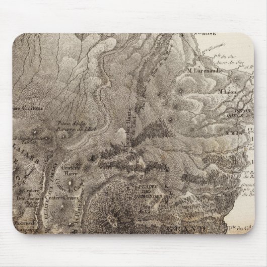 マスカリーニュ島 マウスパッド (正面)