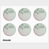 マスカレードの宛名ラベルシール ラウンドシール (シート)