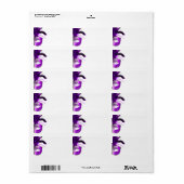 マスカレードの宛名ラベル ラベル (フルシート)