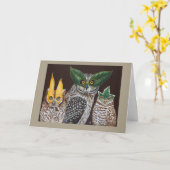 マスカレードのowlsカード カード (黄色い花)