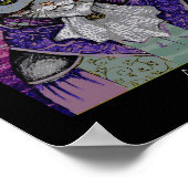 マスカレードキャットカラーアートプリントbyエリン・クーパー ポスター (角)