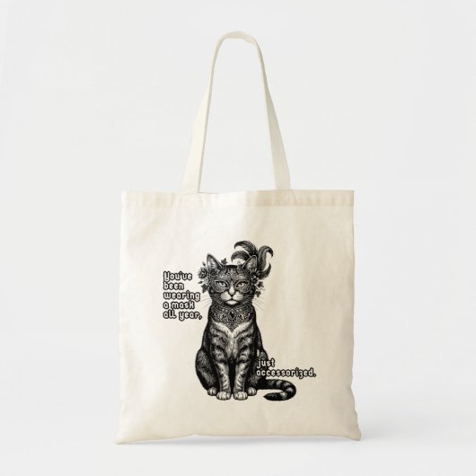 マスカレードキャット トートバッグ (正面)