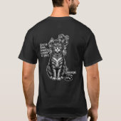 マスカレードキャット Tシャツ (裏面)