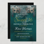 マスカレードスウィート16招待状 招待状 (正面/裏面)