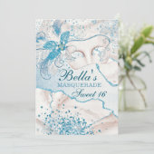 マスカレードバースデーパーティ招待状 招待状 (スタンド正面)