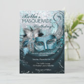 マスカレードバースデーパーティ招待状 招待状 (スタンド正面)